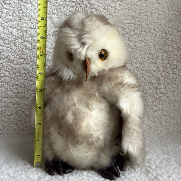 Vintage 1987 GUND Plush Owl Stuffed Animal Toy - Picture 3 of 12